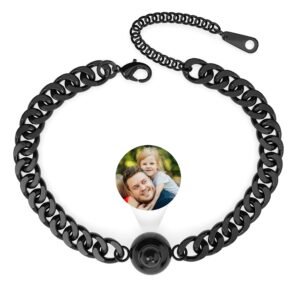 Personalized Bracelets with Picture Inside charm